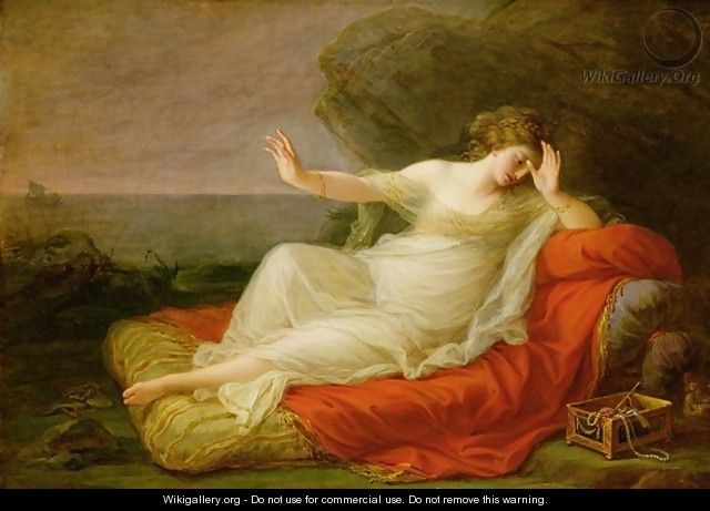 Ariadne Abandoned by Theseus on Naxos - Angelica Kauffmann