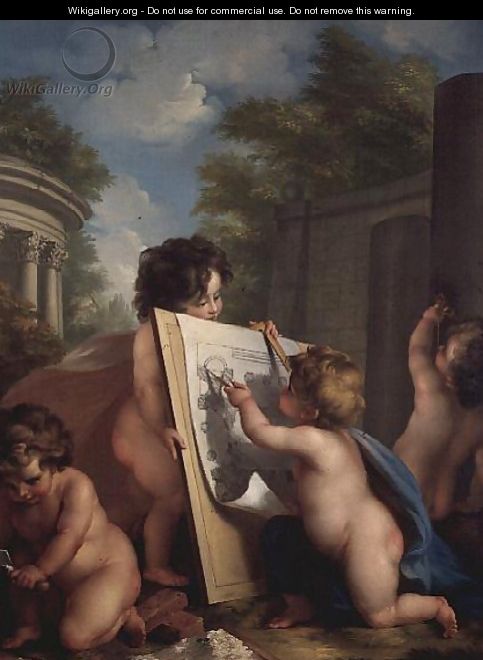 Allegory of Architecture - Angelica Kauffmann