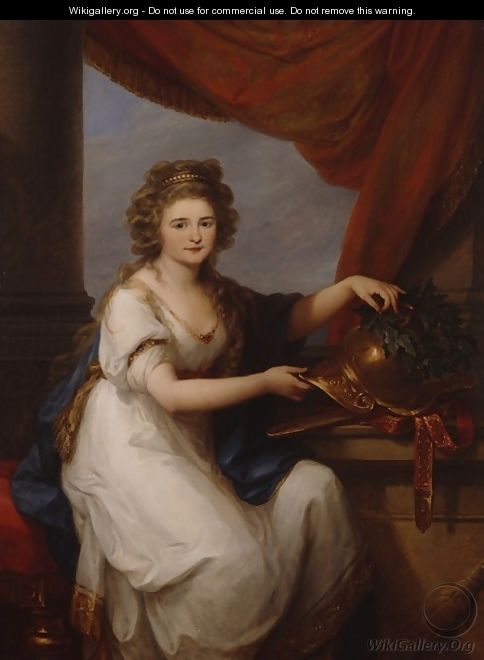 Portrait of Countess Catherine Skawronska - Angelica Kauffmann