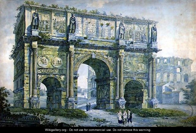 Triumphal Arch of Constantine Rome - Franz Kaisermaan