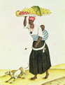 A Woman Carrying a Tray of Fruit on her Head - Carlos Juliao