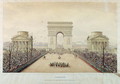 Entry of Napoleon III into Paris through the Arc de Triomphe - Theodore Jung