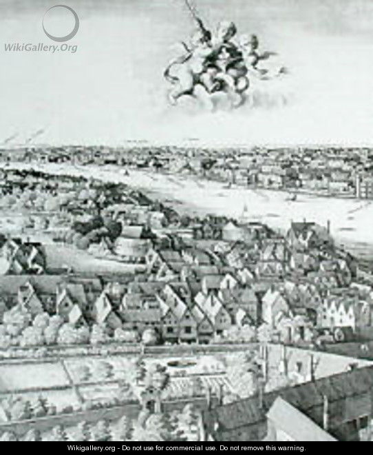 View of London 4 - Wenceslaus Hollar