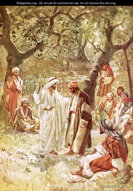 Jesus asking his disciples whom the people say he is - William Brassey Hole