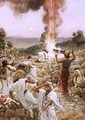 Elijahs sacrifice at mount Carmel - William Brassey Hole