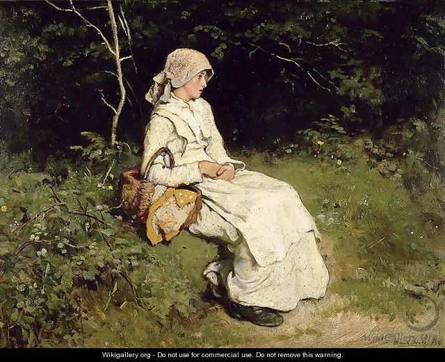 Resting by the Way - Frank Holl