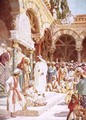 Jesus preaching in the Temple - William Brassey Hole