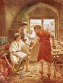 Christ working with Joseph as a carpenter - William Brassey Hole