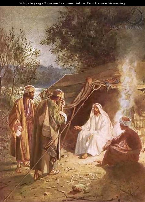 Jesuss lodging on the banks of the Jordan - William Brassey Hole