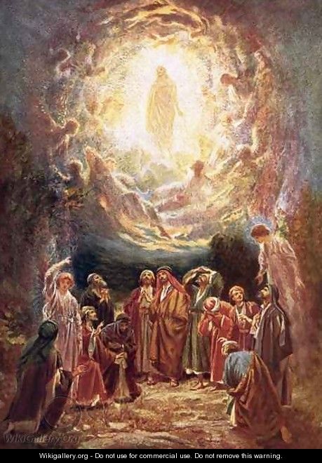 Jesus ascending into heaven - William Brassey Hole