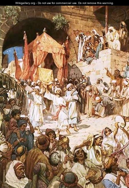 David bringing ark into Jerusalem - William Brassey Hole