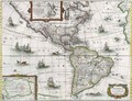 Map of the Americas - Henricus Hondius