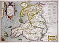 Map of Wales - Jodocus Hondius