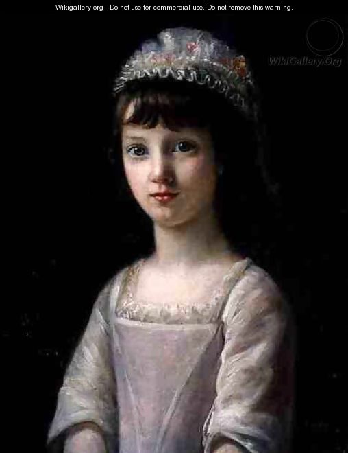 Portrait of a Girl in a Cap - John Camillus Hone