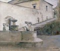 The Fountain Italy - Carl Vilhelm Holsoe