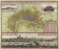 Map and Prospect of London - Johann Baptist Homann