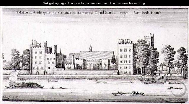 Lambeth Palace - Wenceslaus Hollar
