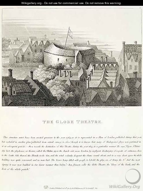 The Globe Theatre - (after) Hollar, Wenceslaus