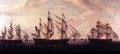 Three Hudson Bay ships in the Thames - Francis Holman