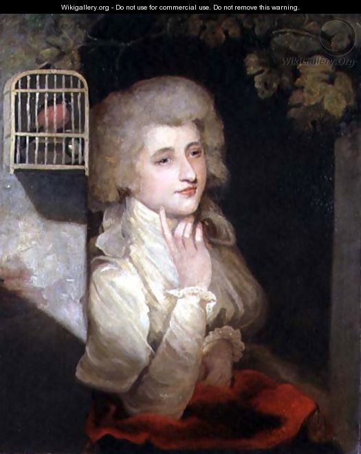 Portrait of Mrs Young at an Open Window - John Hoppner