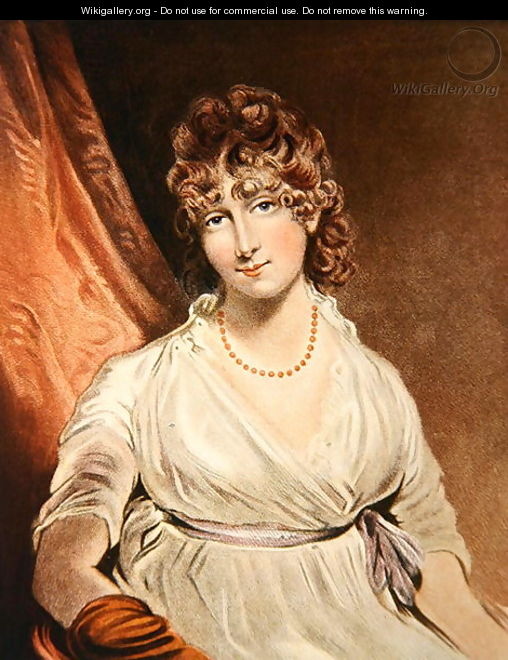 Portrait of the Honourable Mrs Bouverie - (after) Hoppner, John