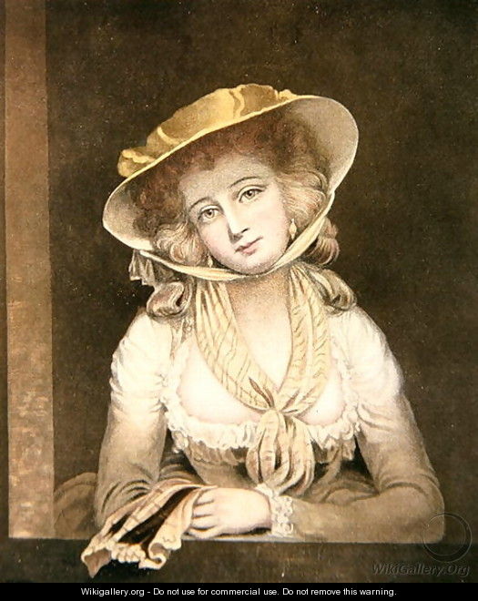 Portrait of Sophia Western - (after) Hoppner, John