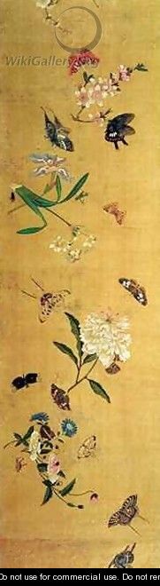 One Hundred Butterflies Flowers and Insects - Chen Hongshou