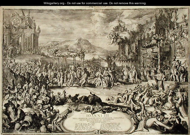 Coronation Entry of John III 1629-96 into Poland - Romeyn de Hooghe