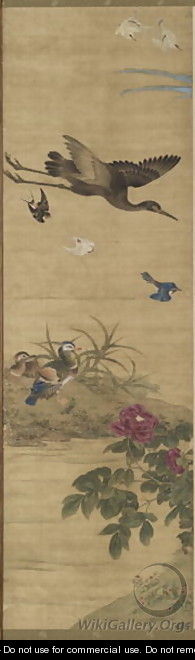 Birds and Flowers Qing Dynasty 2 - Wu Huan