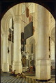Interior of the Nieuwe Kerk in Delft with the Tomb of William the Silent - Gerrit Houckgeest