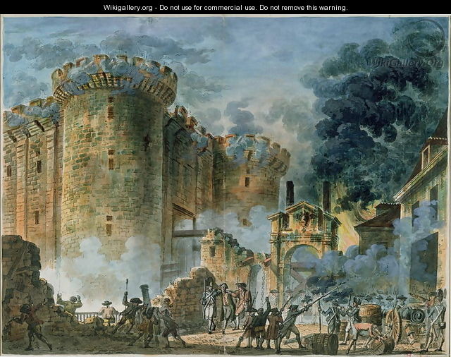 The Taking of the Bastille - Jean-Pierr Houel