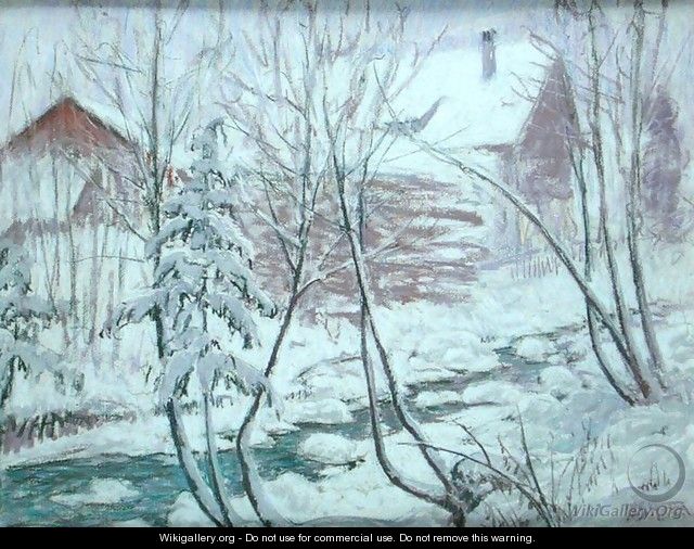 Chalets in the Snow - William Samuel Horton