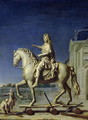 Transporting the Equestrian Statue of Louis XIV to the Place Vendome in 1699 - René-Antoine Houasse