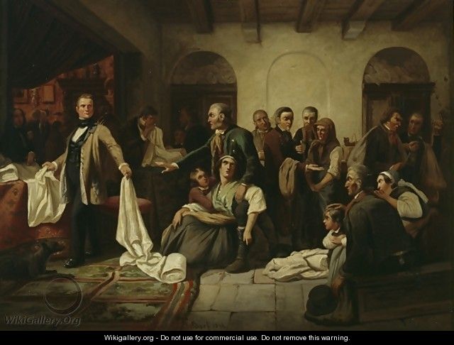 The Silesian Weaver - Carl Wilhelm Huebner
