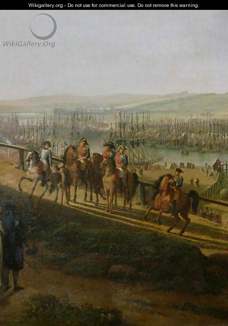 Napoleon Bonaparte 1769-1821 Visiting the Camp at Boulogne in July 1804 - Jean-Francois Hue