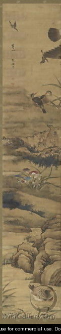 Birds and Flowers Qing Dynasty Kangxi Period 9 - Wu Huan