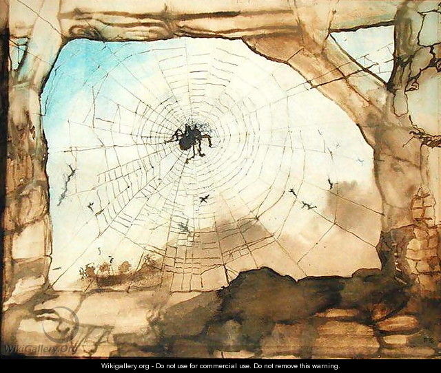 Vianden through a Spiders Web - Victor Hugo
