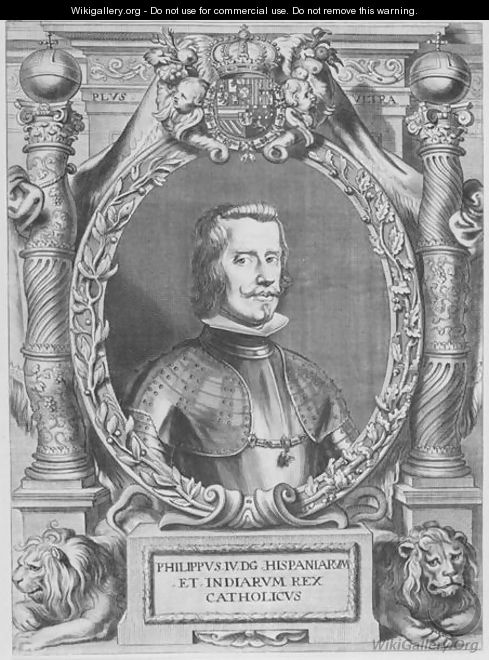 Portrait of Philip IV of Spain 1605-1665 - (after) Hulle, Anselmus van