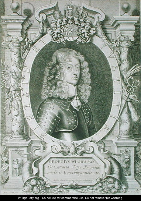 George William 1624-1705 Duke of Braunschweig Luneberg - (after) Hulle, Anselmus van