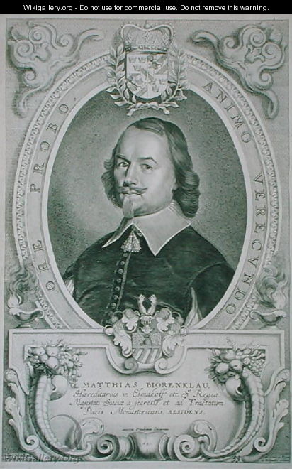 Matthias Mylonius Biorenklou 1607-71 - (after) Hulle, Anselmus van