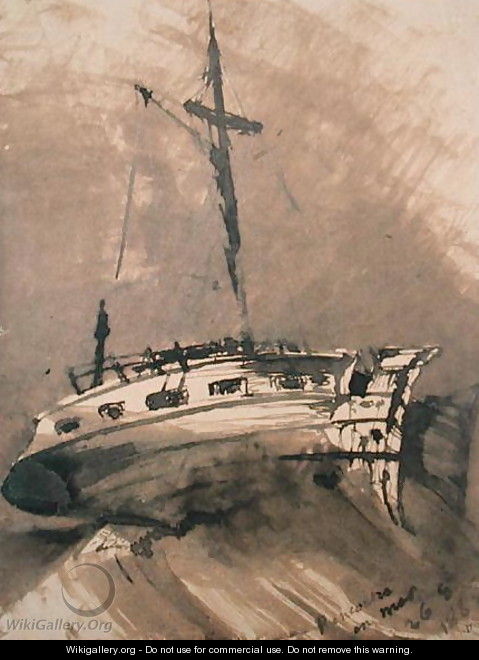 A Ship in Choppy Seas - Victor Hugo