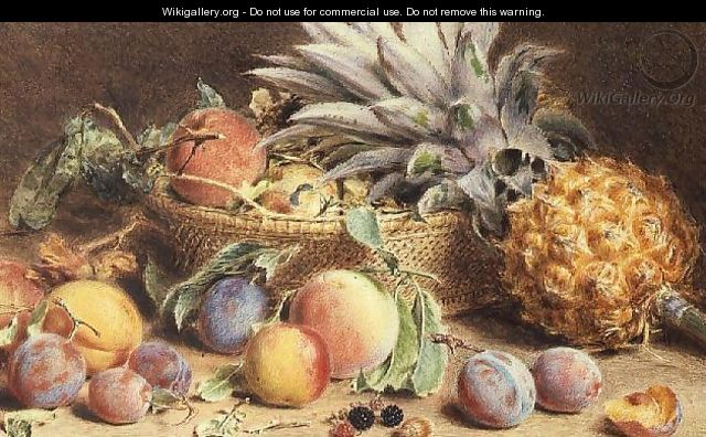 Still Life with fruit - William Henry Hunt
