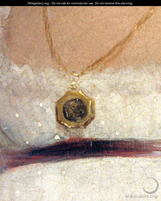 Detail of Portrait of Jane Austen 1775-1817 the Rice Portrait - Ozias Humphry