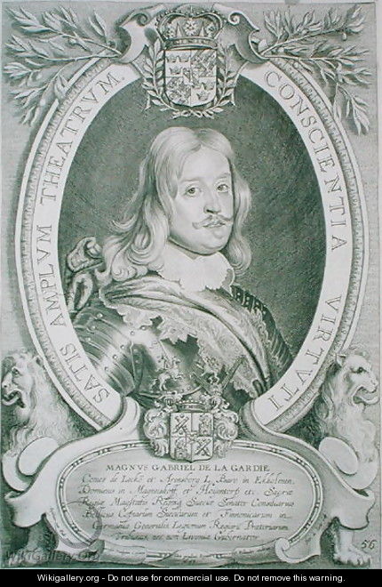 Magnus Gabriel 1622-86 Count de la Gardie - (after) Hulle, Anselmus van