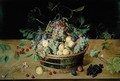 A Basket of Fruit - Jacob van Hulsdonck