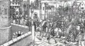 Sir Henry Sidney 1529-86 Setting Out from Dublin Castle Below the Heads of Executed Rebels - Friedrich van Hulsen