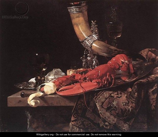 Still-Life with Drinking-Horn c. 1653 - Willem Kalf