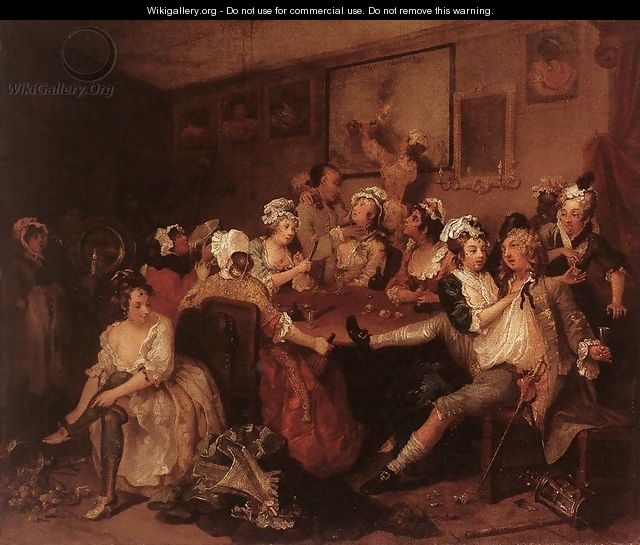 The Orgy c. 1735 - William Hogarth