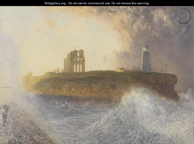 Tynemouth Pier North East Wind - Alfred William Hunt