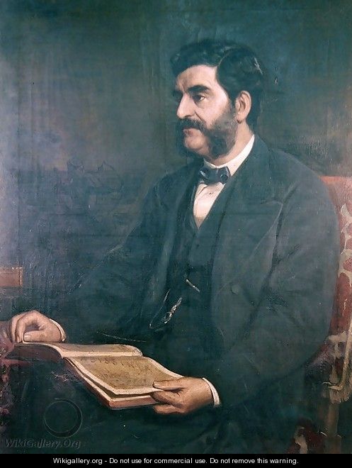 Portrait of Hormuzd Rassam - Arthur Ackland Hunt